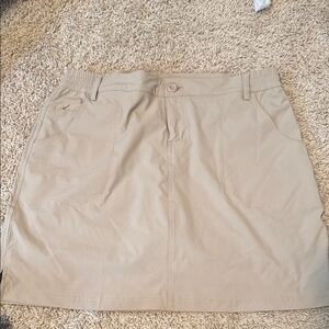 Women's Tan Skort